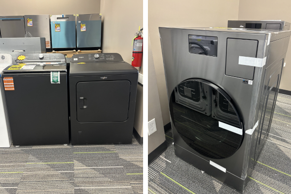 Washer and dryer selection at City Appliance & Mattress Outlet in Metairie